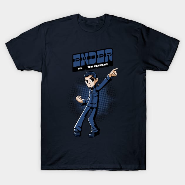 Ender vs. The Buggers T-Shirt by SJayneDesign